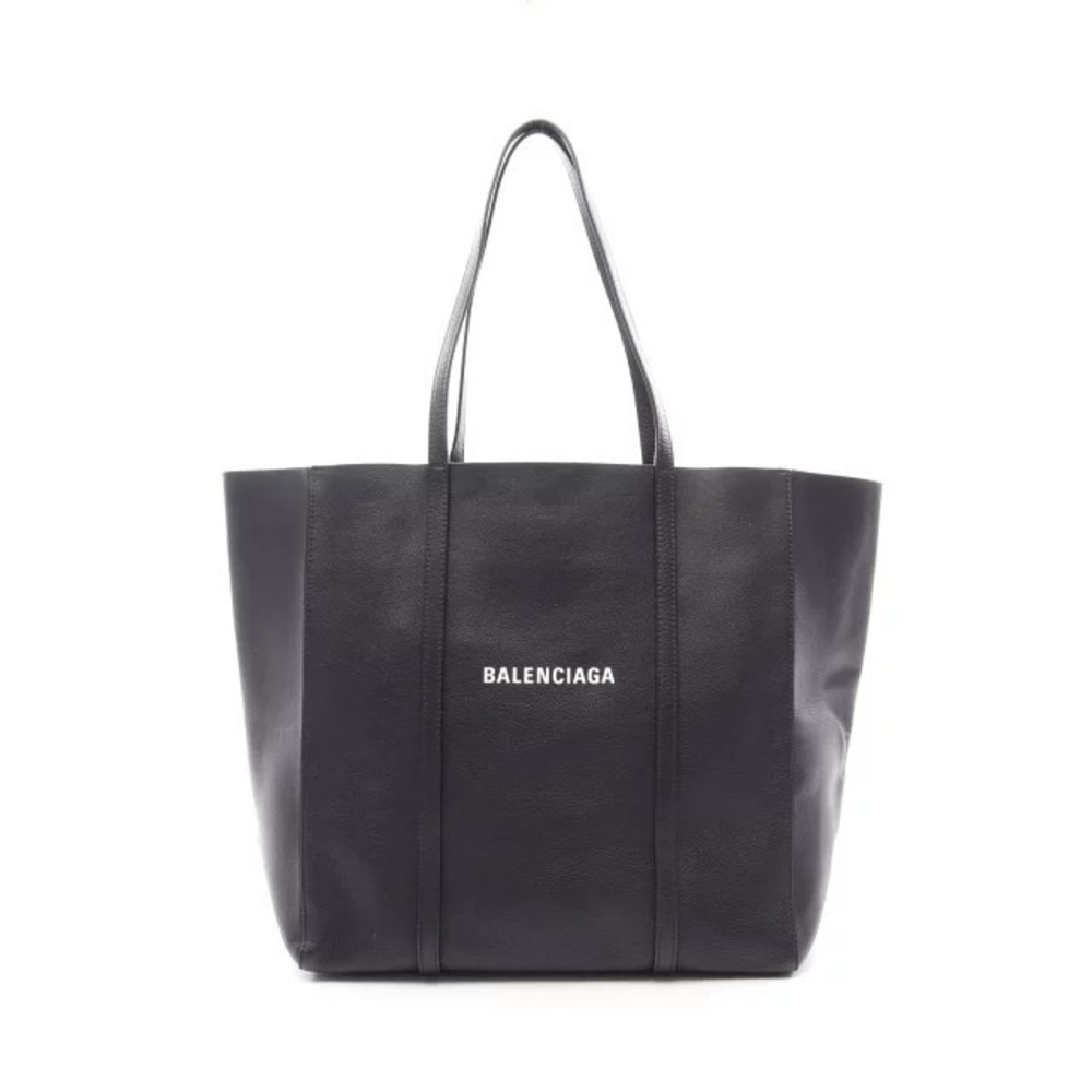 Balenciaga Hardware Tote Bag Leather Black